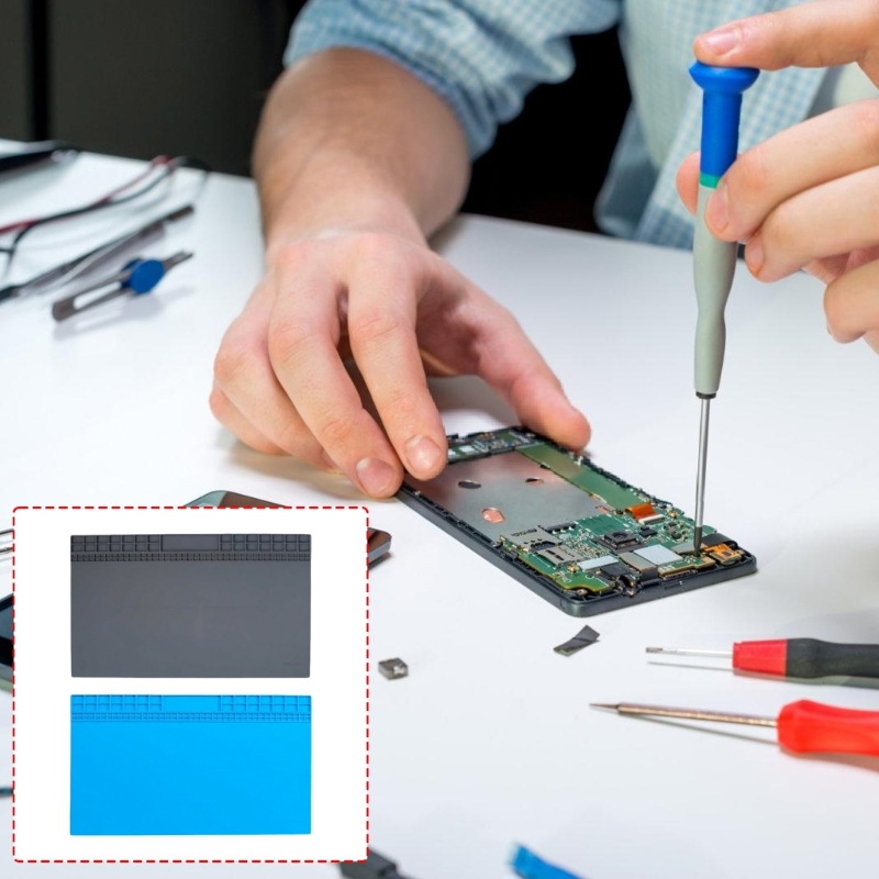 Electronics Repair Guide - Elektronik Tamir Pedi Silikon Çalışma Pedi