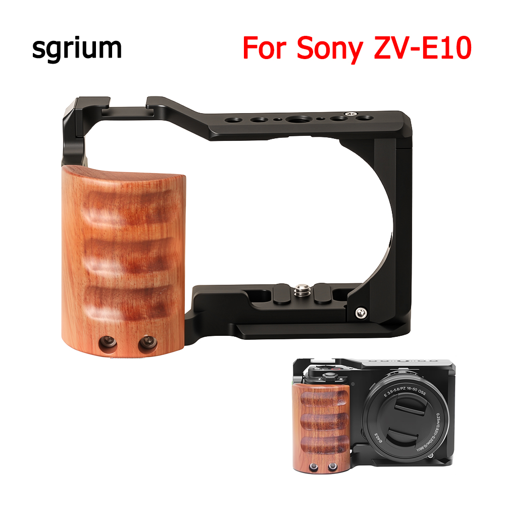 Sony Camera Zv-E10 - Sony ZV-E10 için Ahşap Saplı Tavşan