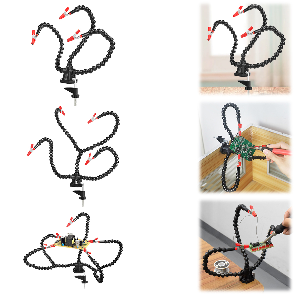 Pcb Holder Clamp - Masa Kelepçesi Lehimleme Üçüncü El Aracı