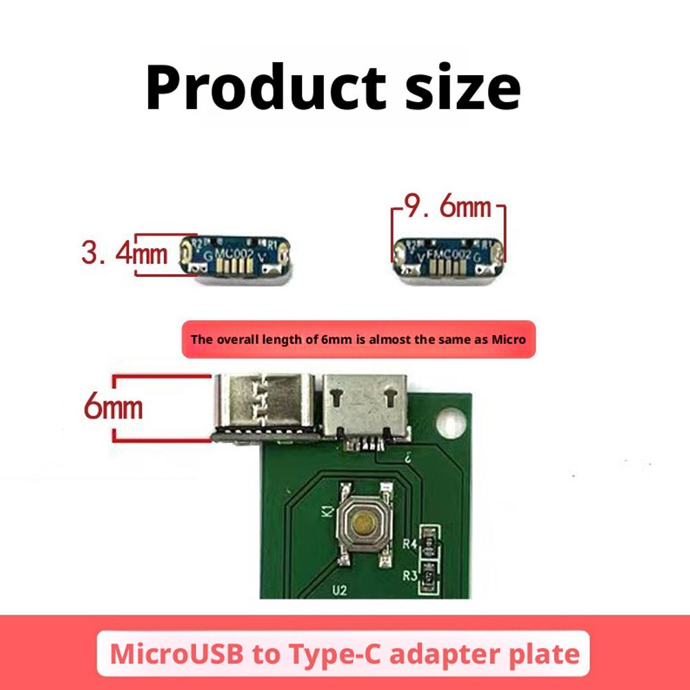 Pcb Holder Clamp - M85k MicroUSB Tip-C Adaptör Kartı DIY