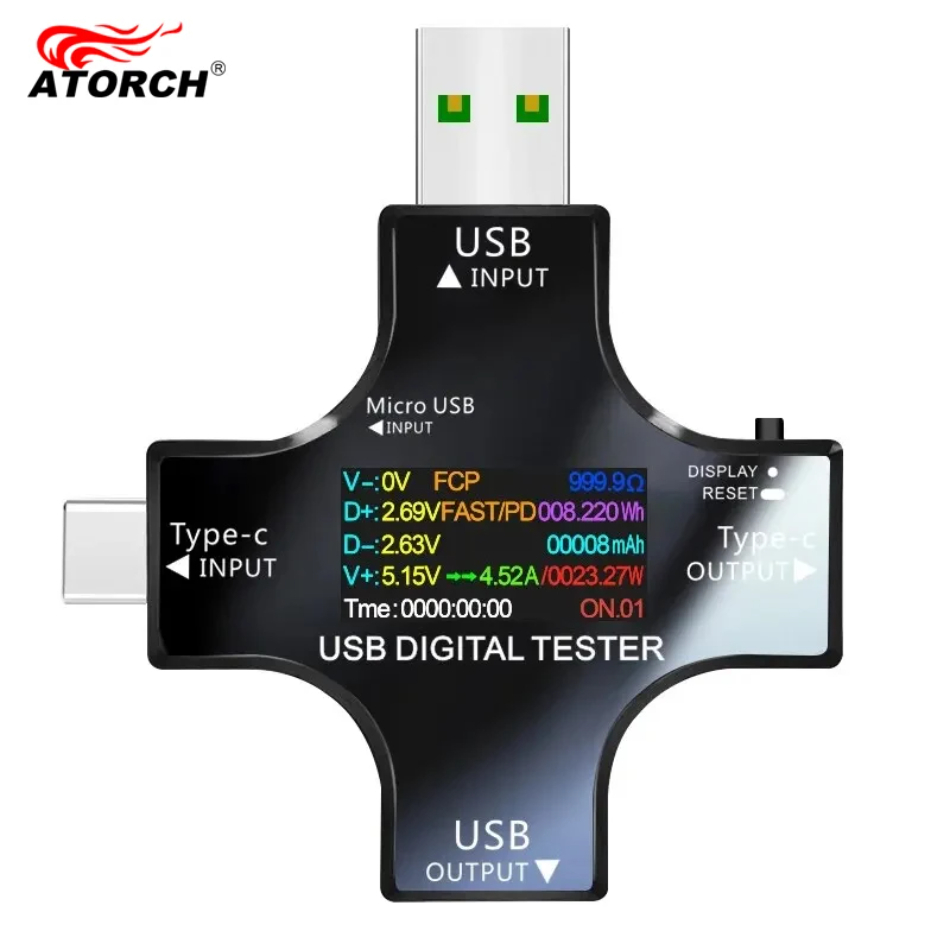Usb Ammeter Tester - USB Test Cihazı DC Tip-C PD