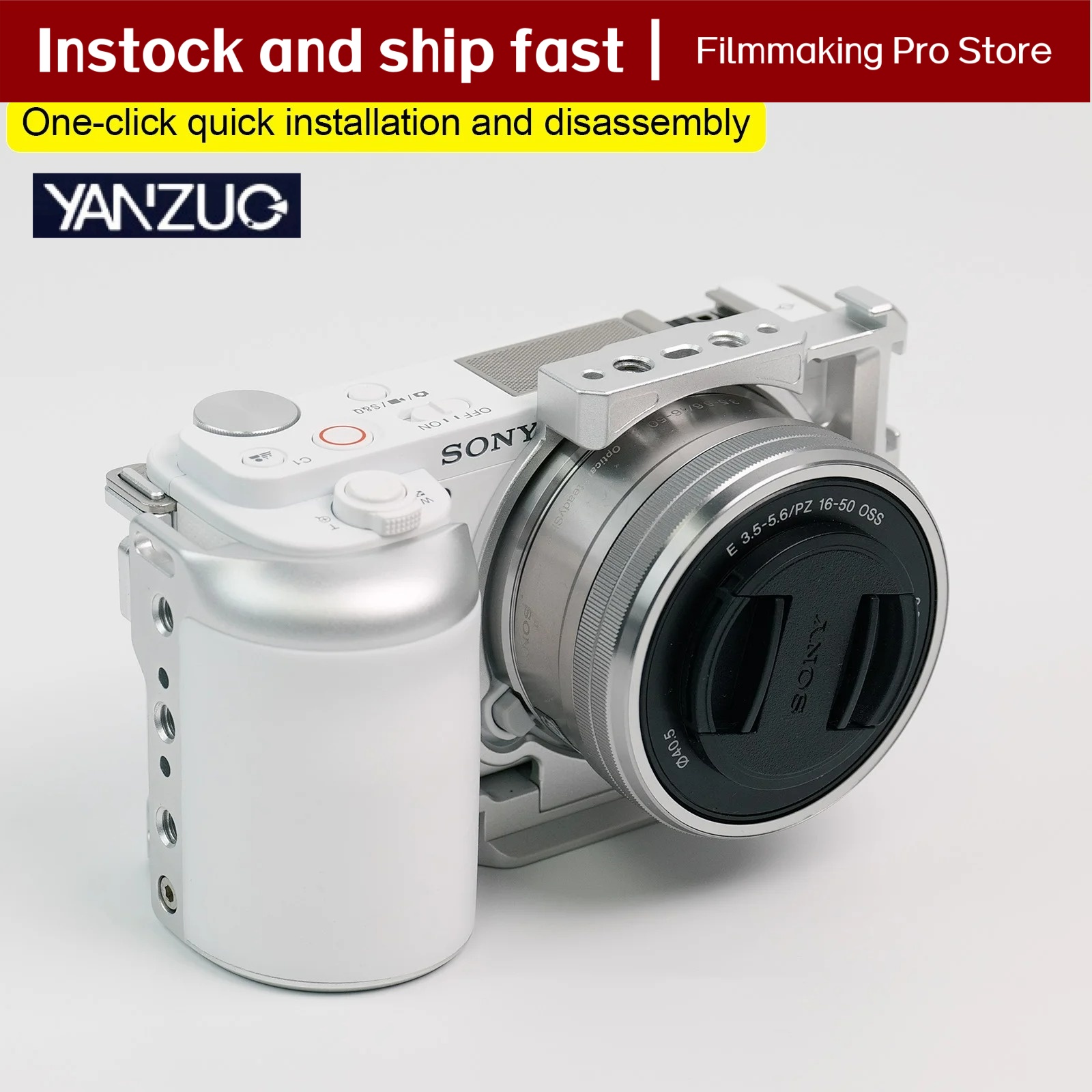 Sony Camera Zv-E10 - YANZUO ZV-E10 Kamera Kafesi Alüminyum Alaşımlı
