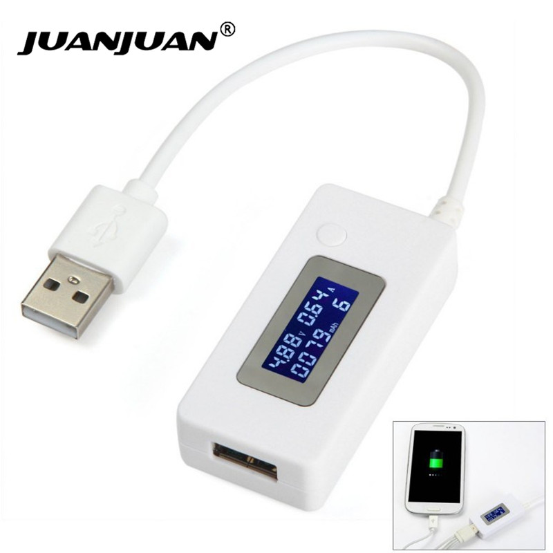 Usb Ammeter Tester - LCD Ekran Mini Yaratıcı Telefon USB