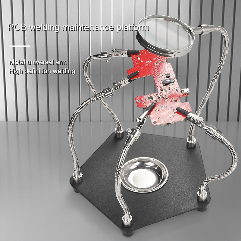 Yardım Elleri Büyüteç ile Lehi - Pcb Holder Clamp incelemesi ve fiyatı