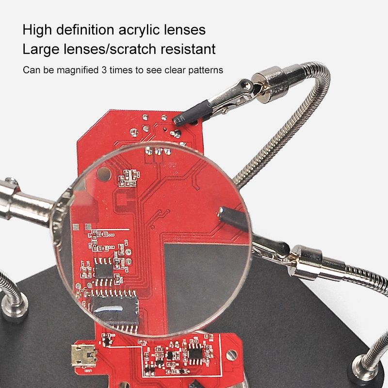 Yardım Elleri Büyüteç ile Lehi - Pcb Holder Clamp incelemesi ve fiyatı