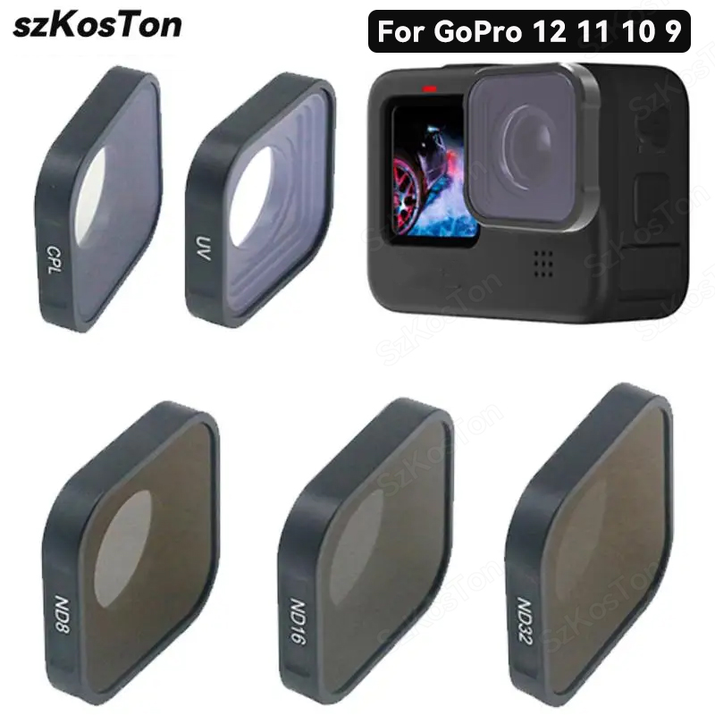 UV CPL ND8 ND16 ND32 Filtre Go - Gopro Action Camera Hero 13 Black incelemesi ve fiyatı