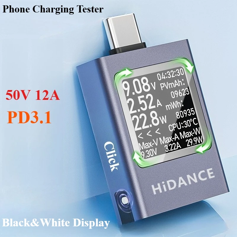 13'ü 1 arada DC 4.5-50V 0-12A  - Usb Ammeter Tester incelemesi ve fiyatı