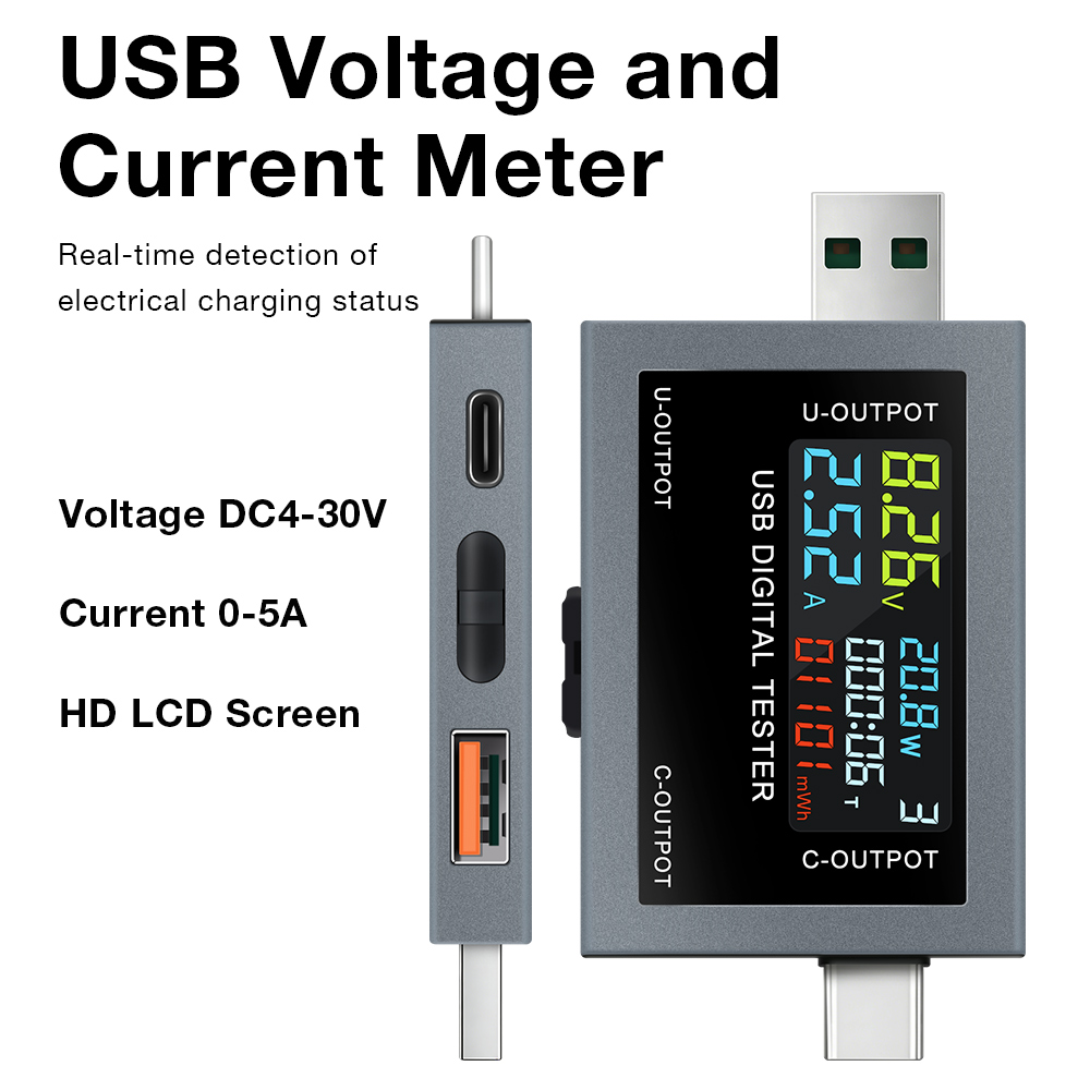 USB Tip-C Şarj Test Cihazı DC  - Usb Ammeter Tester incelemesi ve fiyatı