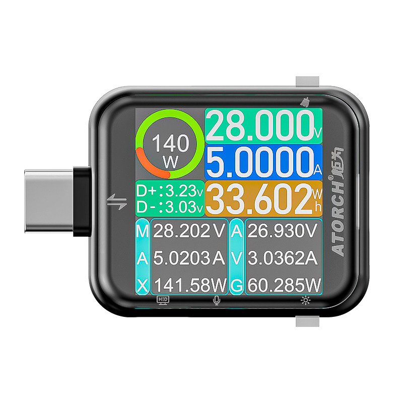 T3 Dokunmatik Ekranlı Yüksek H - Usb Ammeter Tester incelemesi ve fiyatı