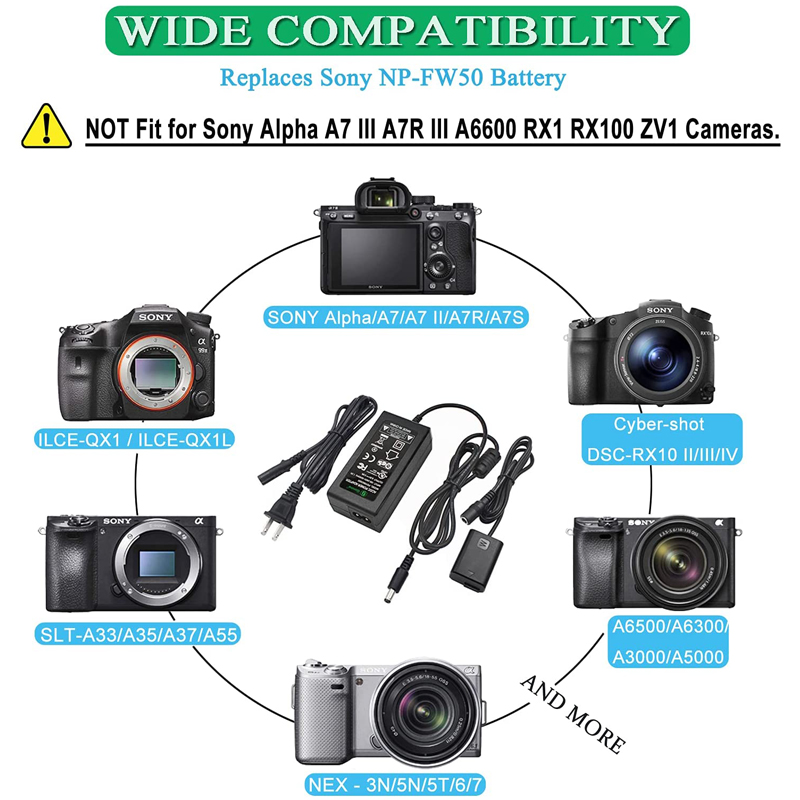 AC-PW20 ZV-E10 NP-FW50 kukla p - Sony Camera Zv-E10 incelemesi ve fiyatı