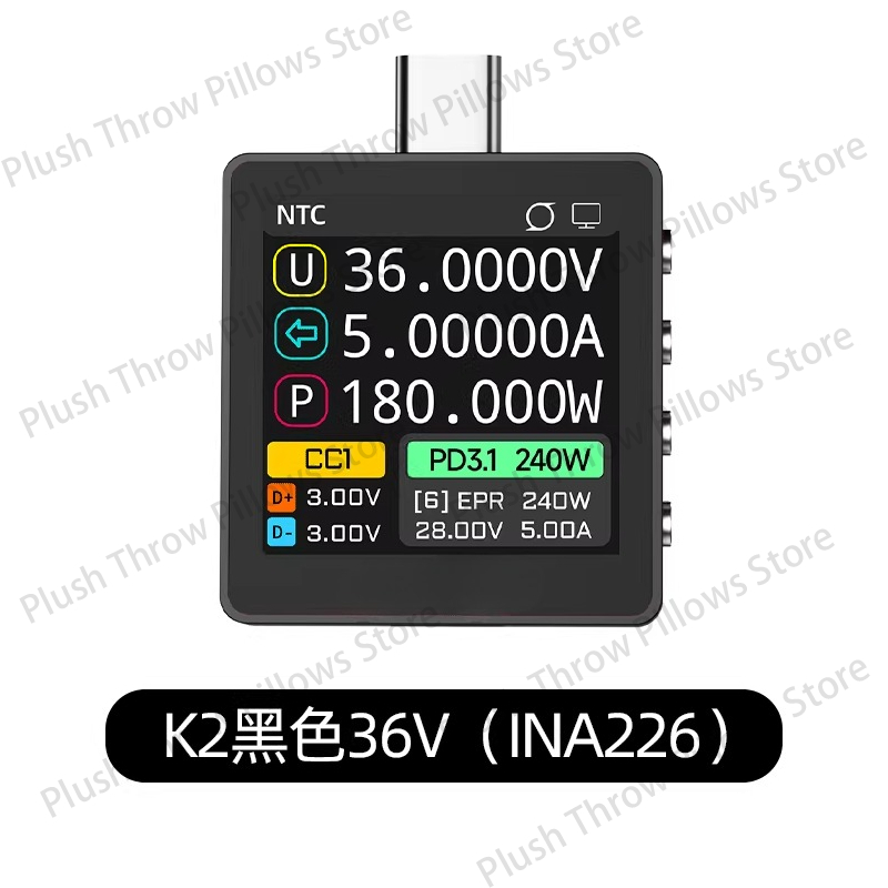K2 test cihazı güç ölçer USB v - Usb Ammeter Tester incelemesi ve fiyatı