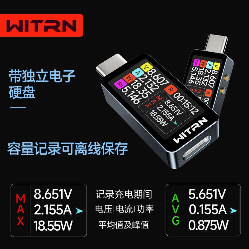WITRN CC1 USB Gerilim Ampermet - Usb Ammeter Tester incelemesi ve fiyatı