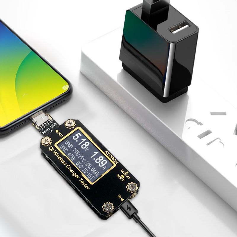 QI kablosuz şarj 7 in 1 USB te - Usb Ammeter Tester incelemesi ve fiyatı