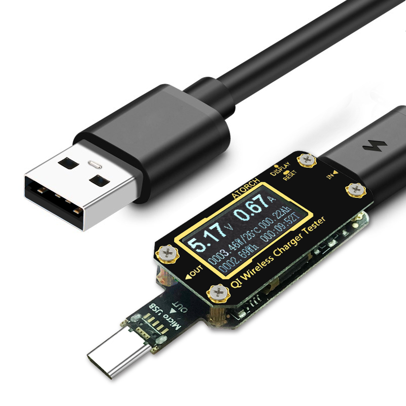 QI kablosuz şarj 7 in 1 USB te - Usb Ammeter Tester incelemesi ve fiyatı