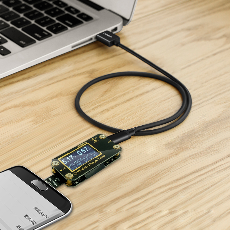 QI kablosuz şarj 7 in 1 USB te - Usb Ammeter Tester incelemesi ve fiyatı