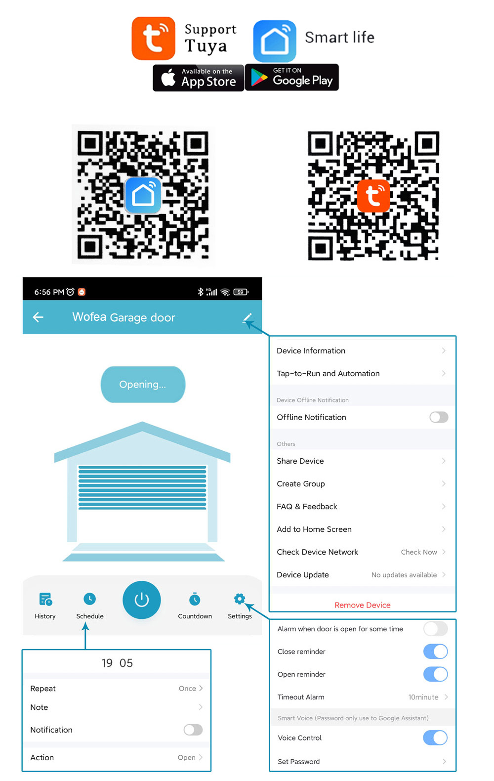 Wofea Tuya Akıllı WIFI 2.4G Ga - Phone Opening Tool incelemesi ve fiyatı